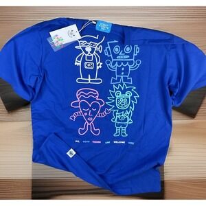 Vic Garcia World T-Shirt Graphic Tee Designer All Good Thing Are Welcome Sz M